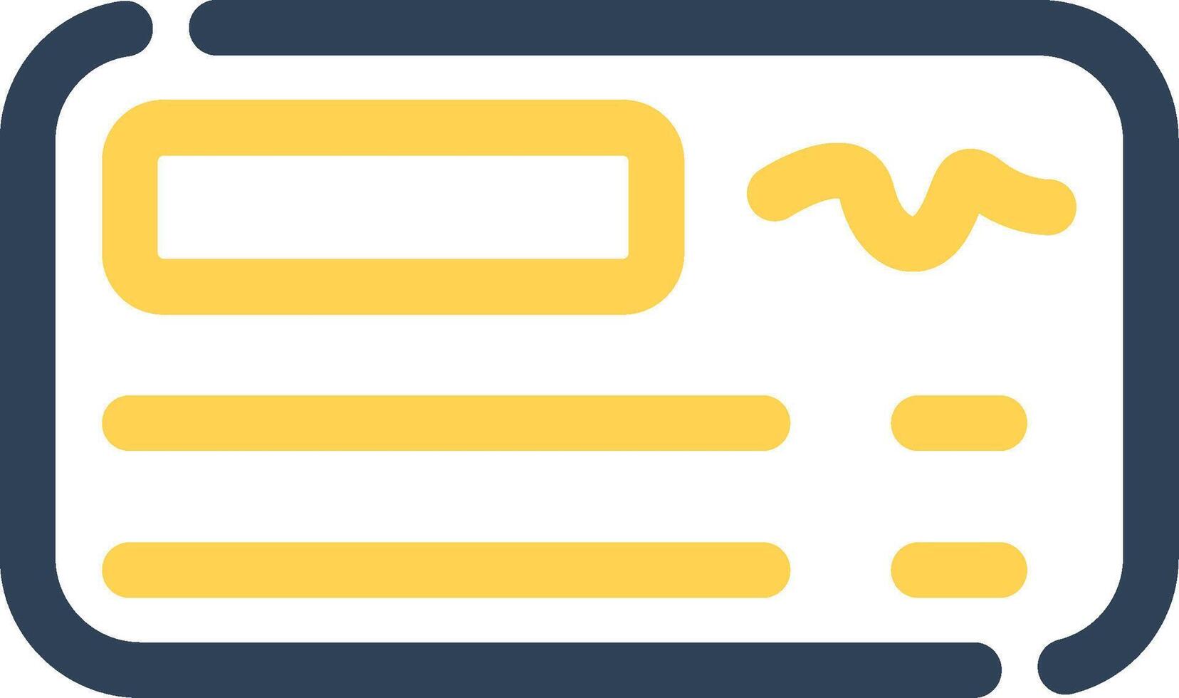 Money Check Creative Icon Design vector