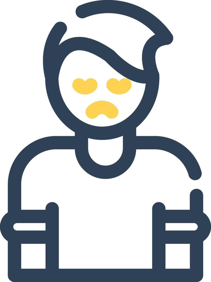 Depression Creative Icon Design vector