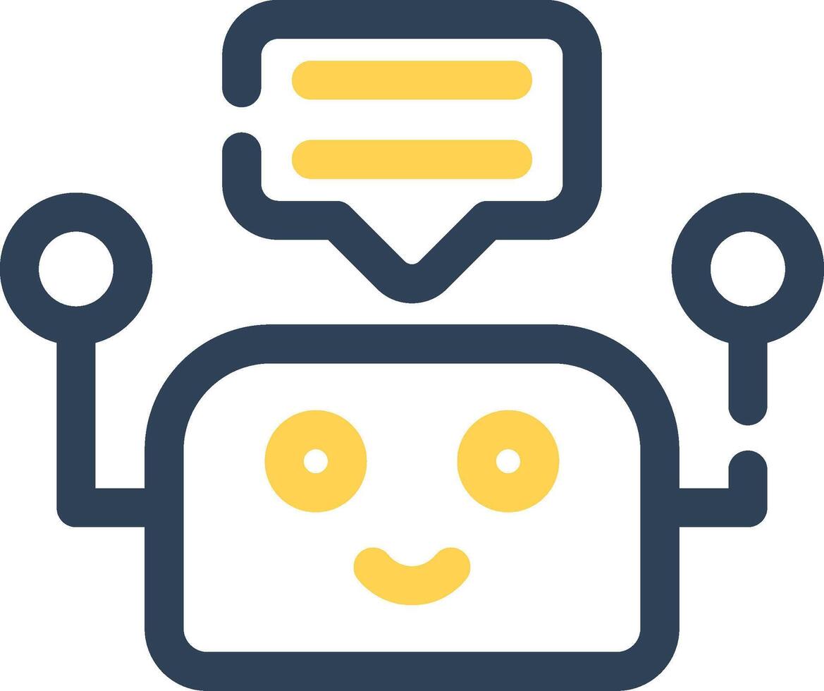 Chatbot Creative Icon Design vector