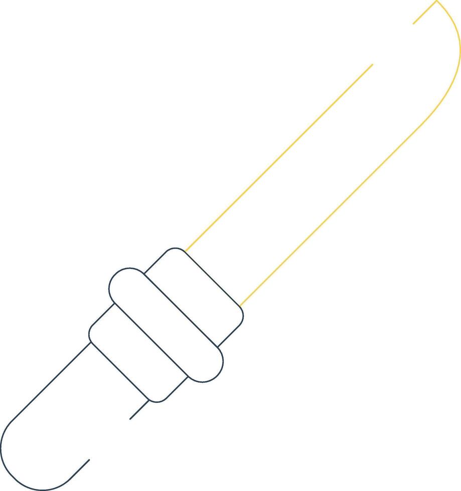 diseño de icono creativo de cuchillo vector