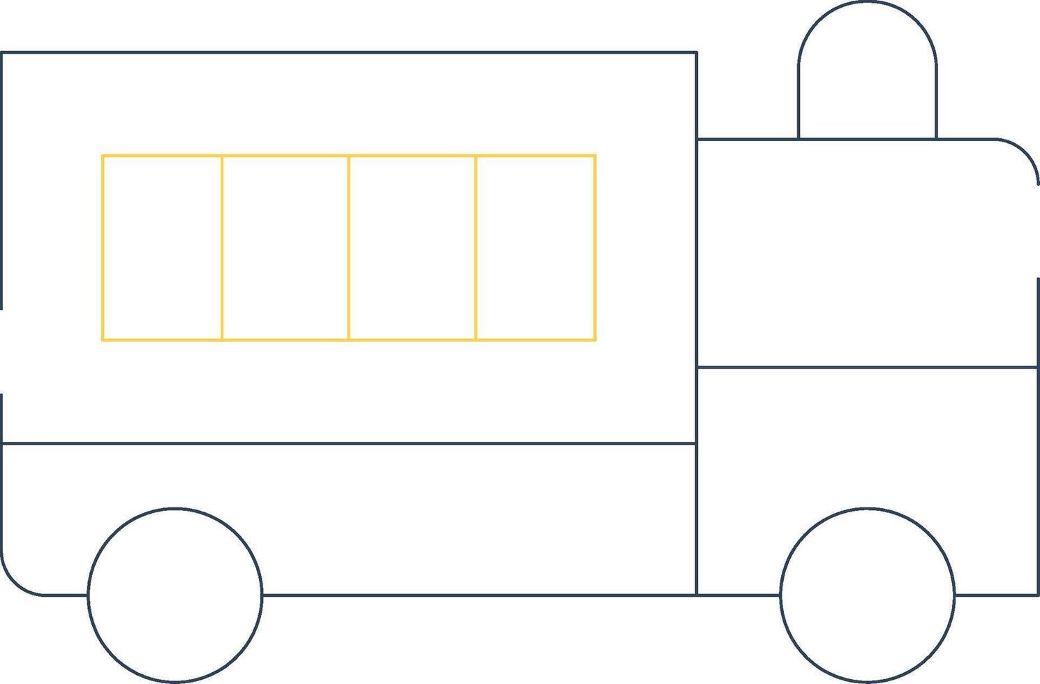 policía camioneta creativo icono diseño vector