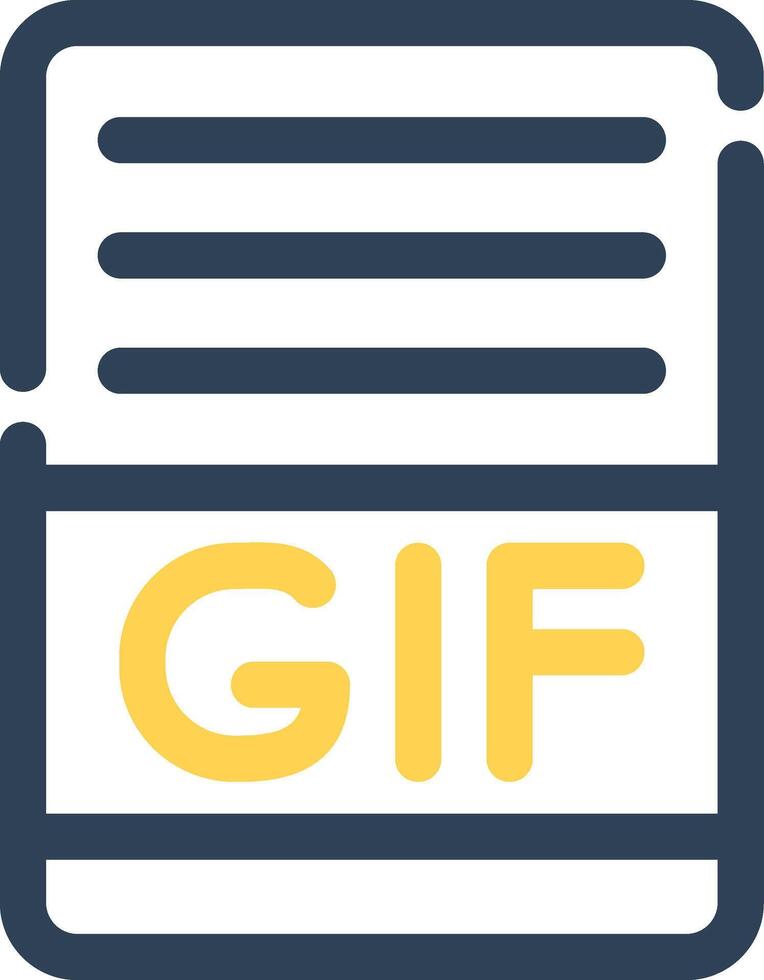 GIFs Creative Icon Design vector