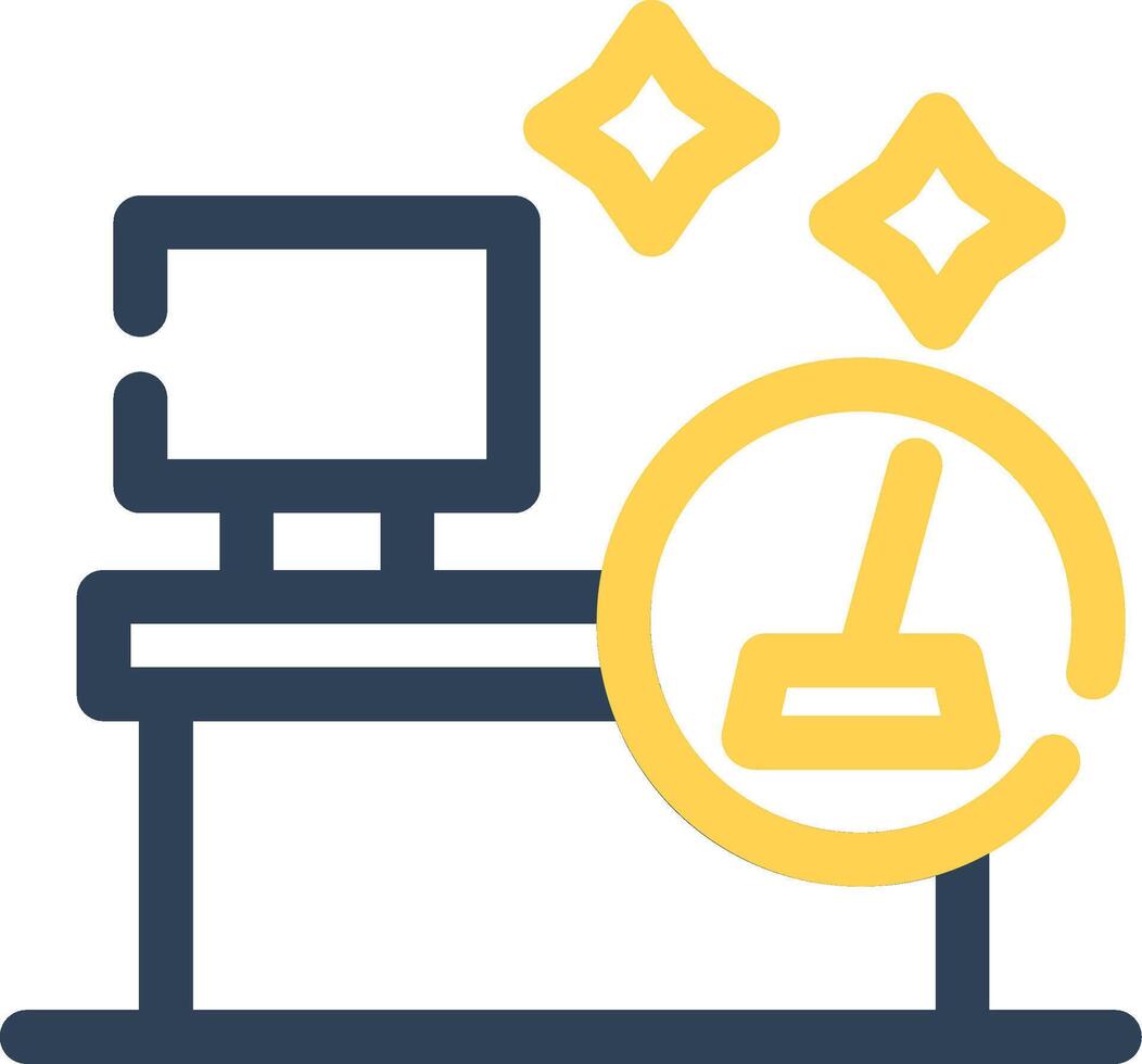 Office Cleaning Creative Icon Design vector
