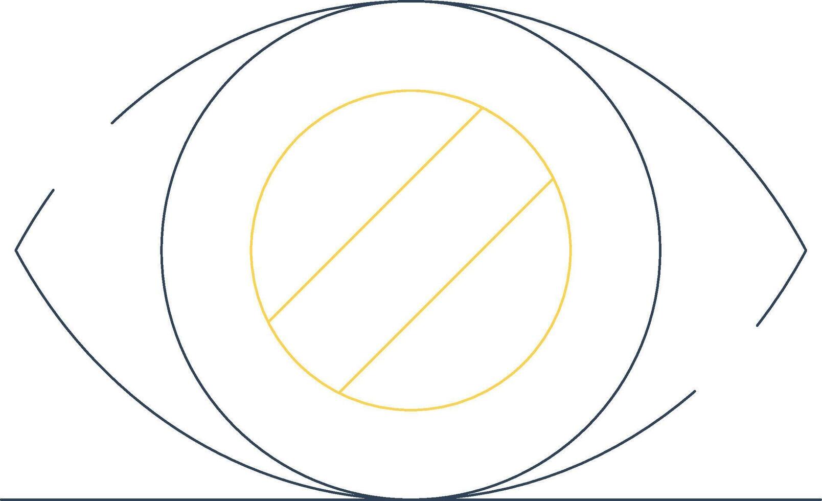 Glaucoma Creative Icon Design vector