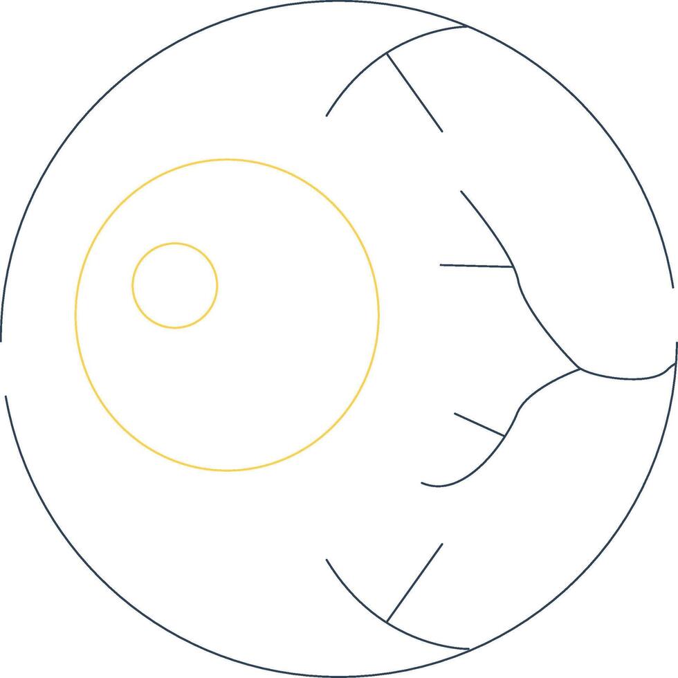 Eyeball Creative Icon Design vector