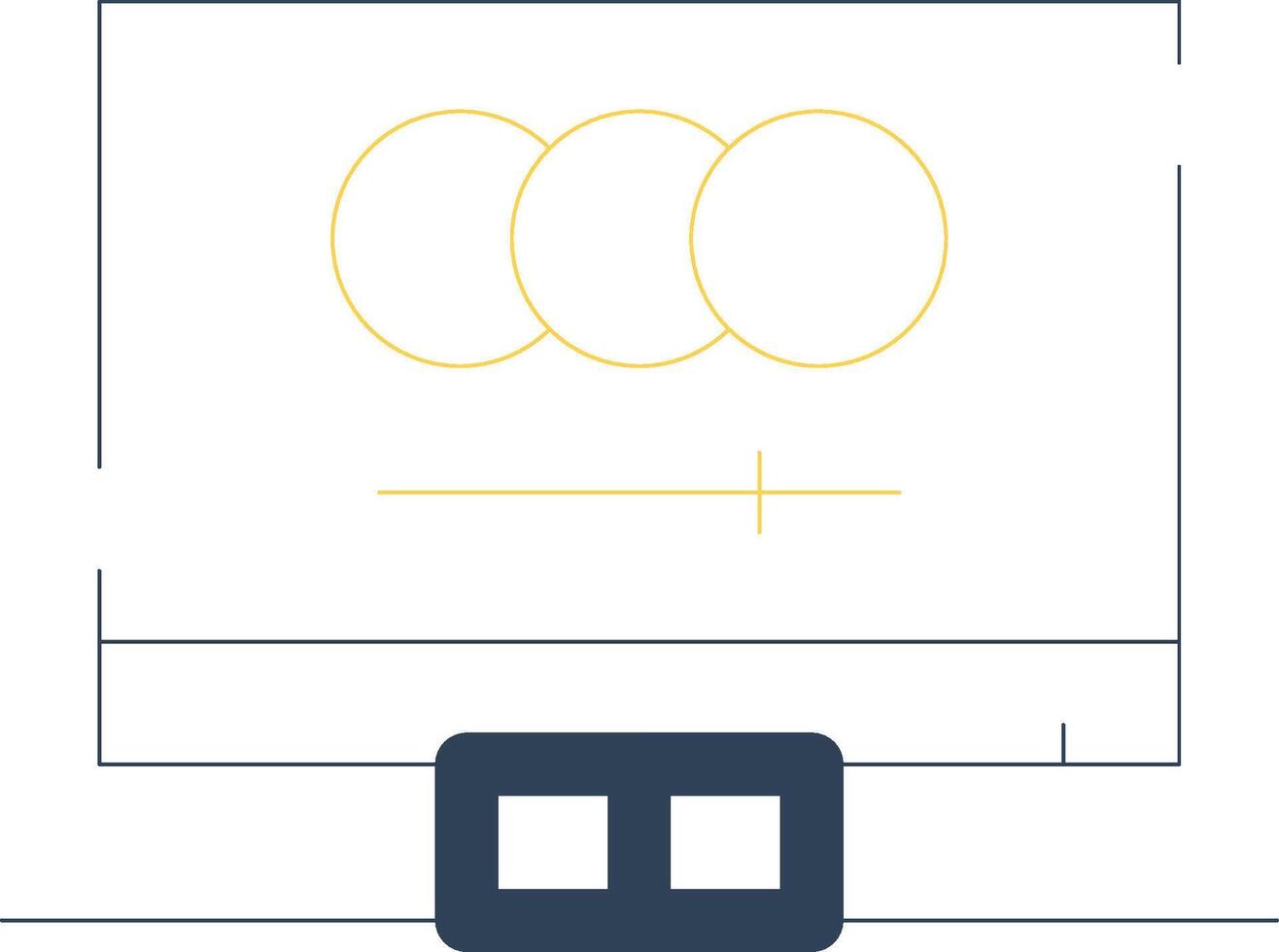 Digital Animation Creative Icon Design vector