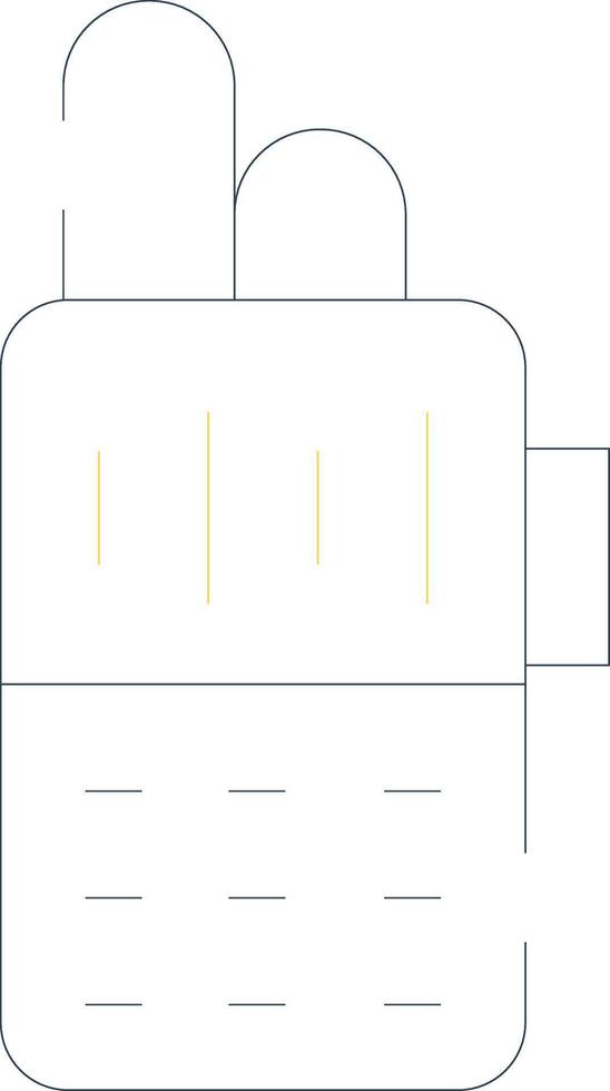 Walkie Talkie Creative Icon Design vector