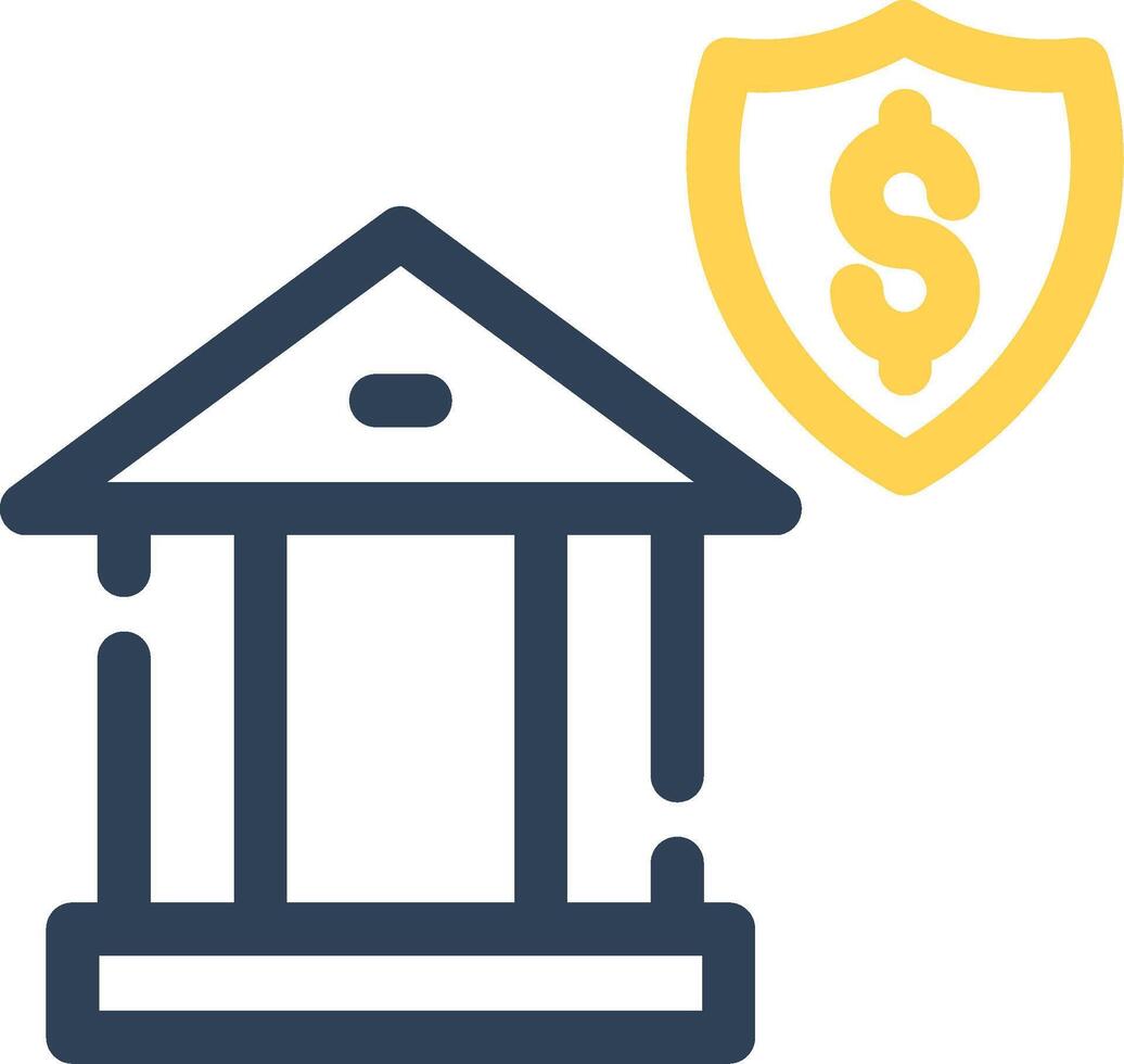 Banking Security Creative Icon Design vector