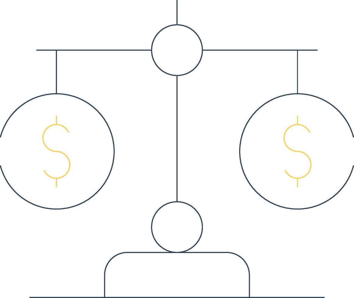 Compare Prices Creative Icon Design vector