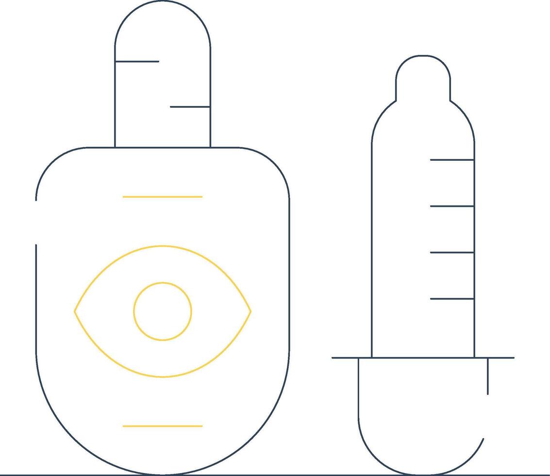 Artificial Tears Creative Icon Design vector