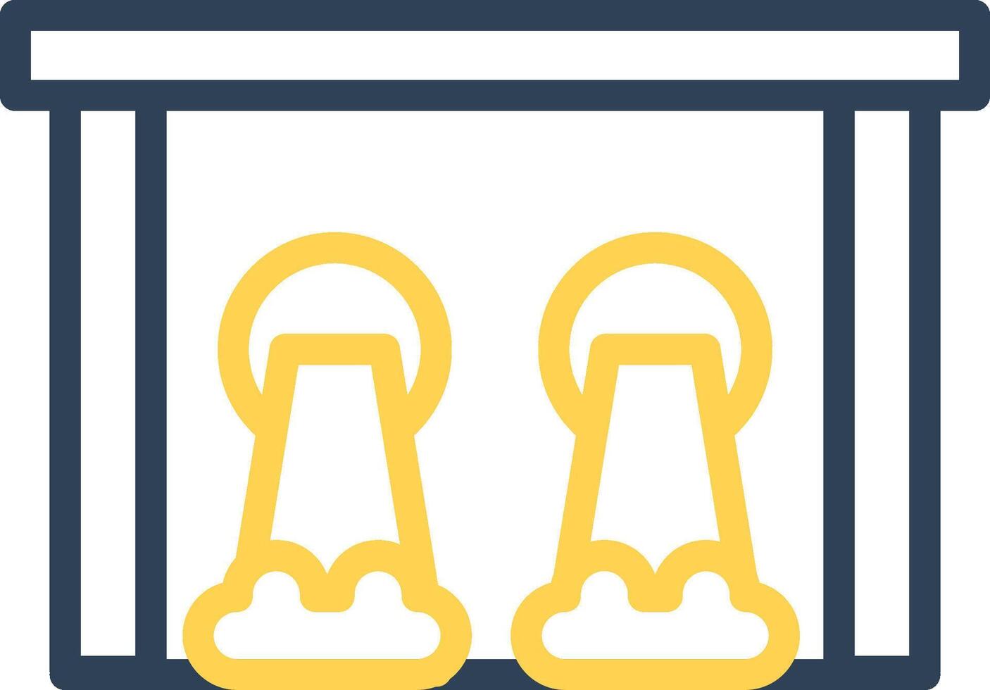 Hydroelectric Creative Icon Design vector