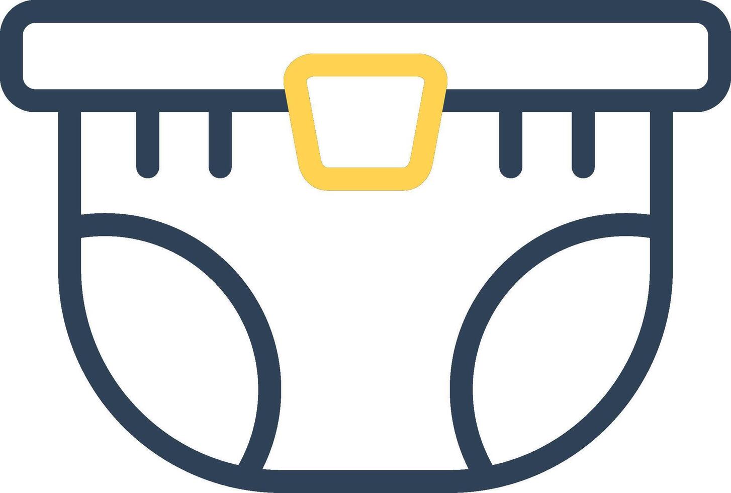 Diapers Creative Icon Design vector