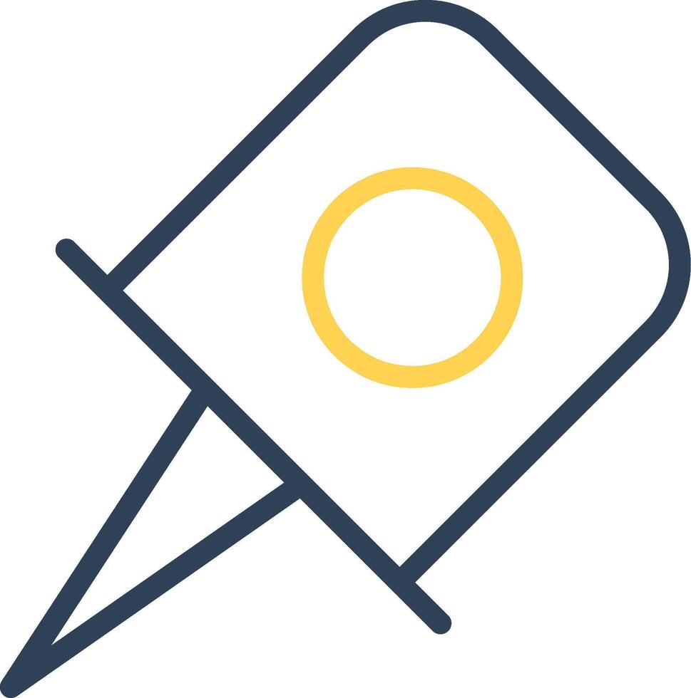 Pin Creative Icon Design vector