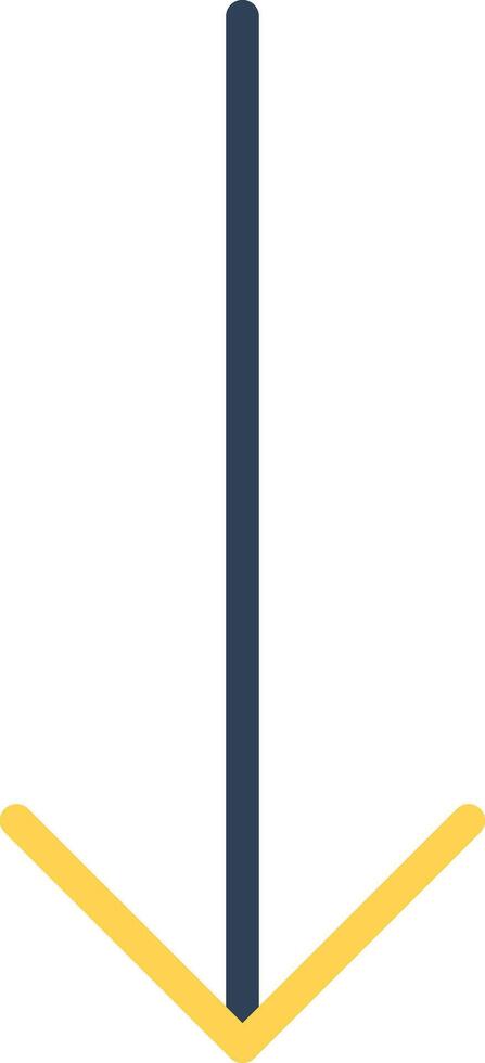 Down Arrow Creative Icon Design vector