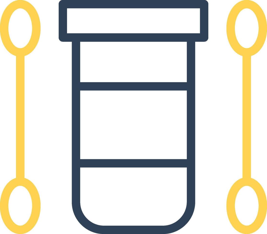 Cotton Swab Creative Icon Design vector