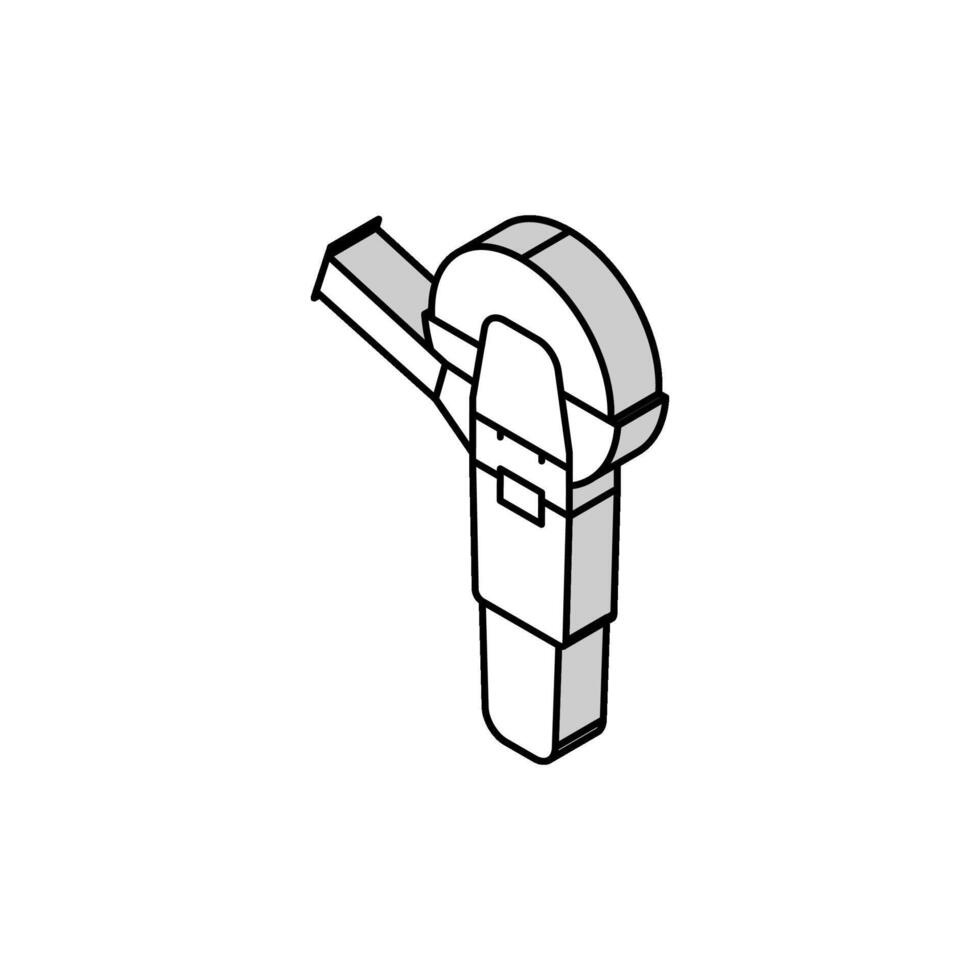 grinder tool repair isometric icon vector illustration