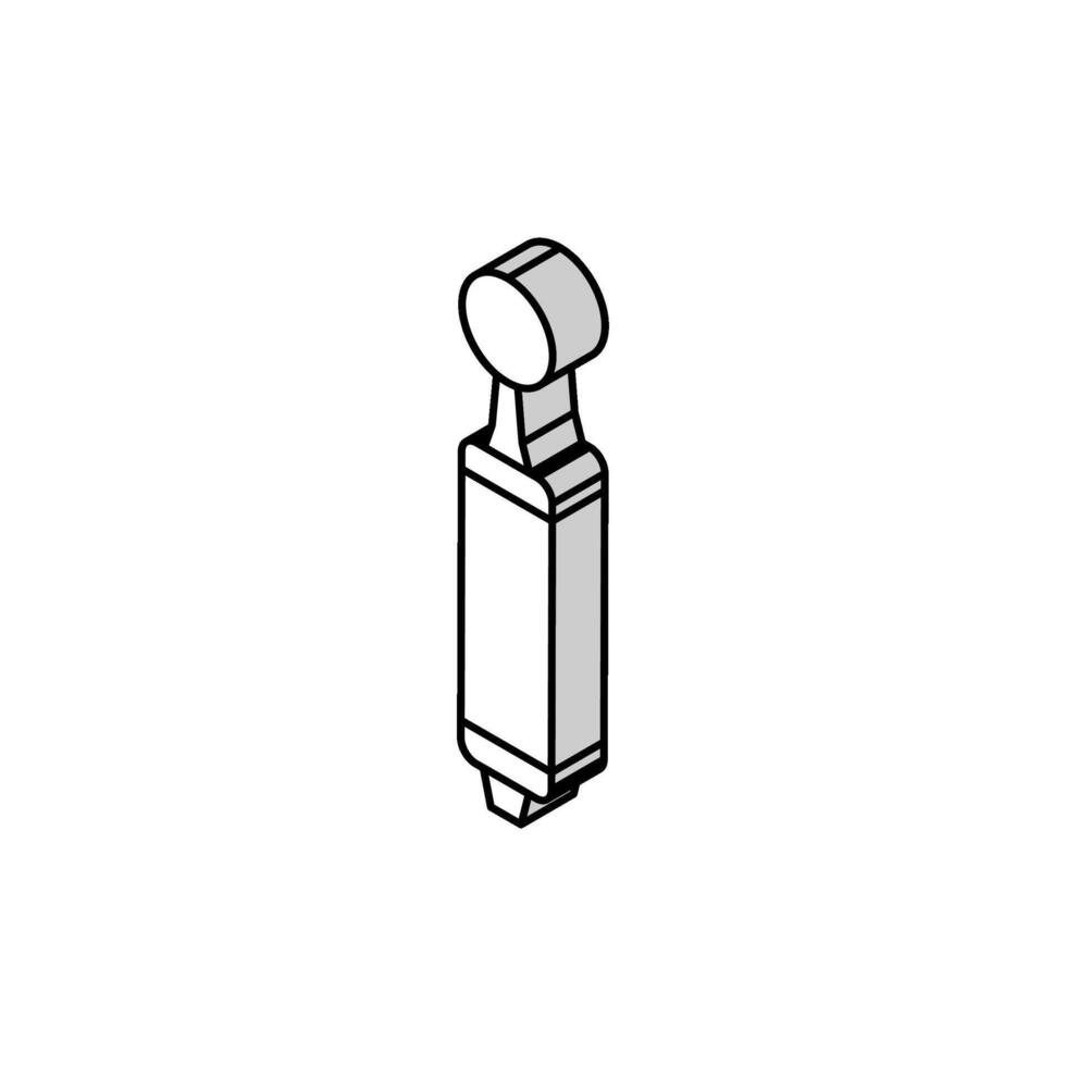 sound mic microphone isometric icon vector illustration