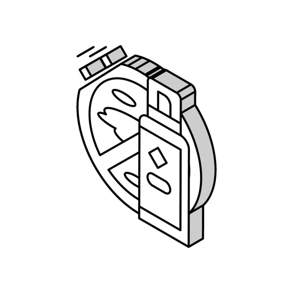 fat cleaner detergent isometric icon vector illustration