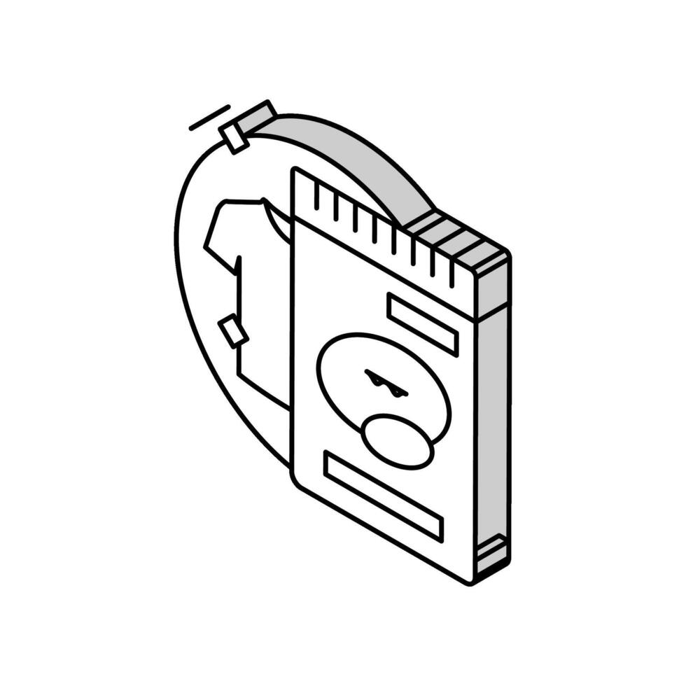 stain remover detergent isometric icon vector illustration