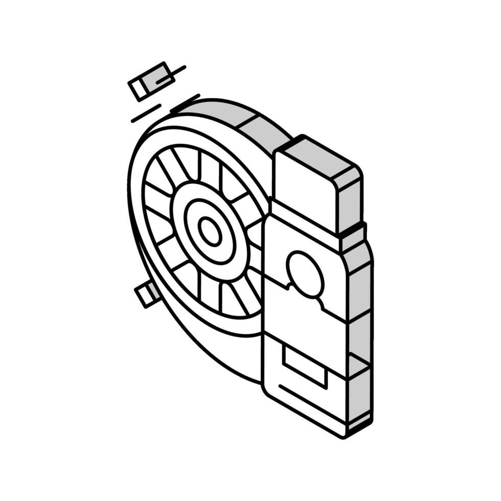 chrome cleaner detergent isometric icon vector illustration