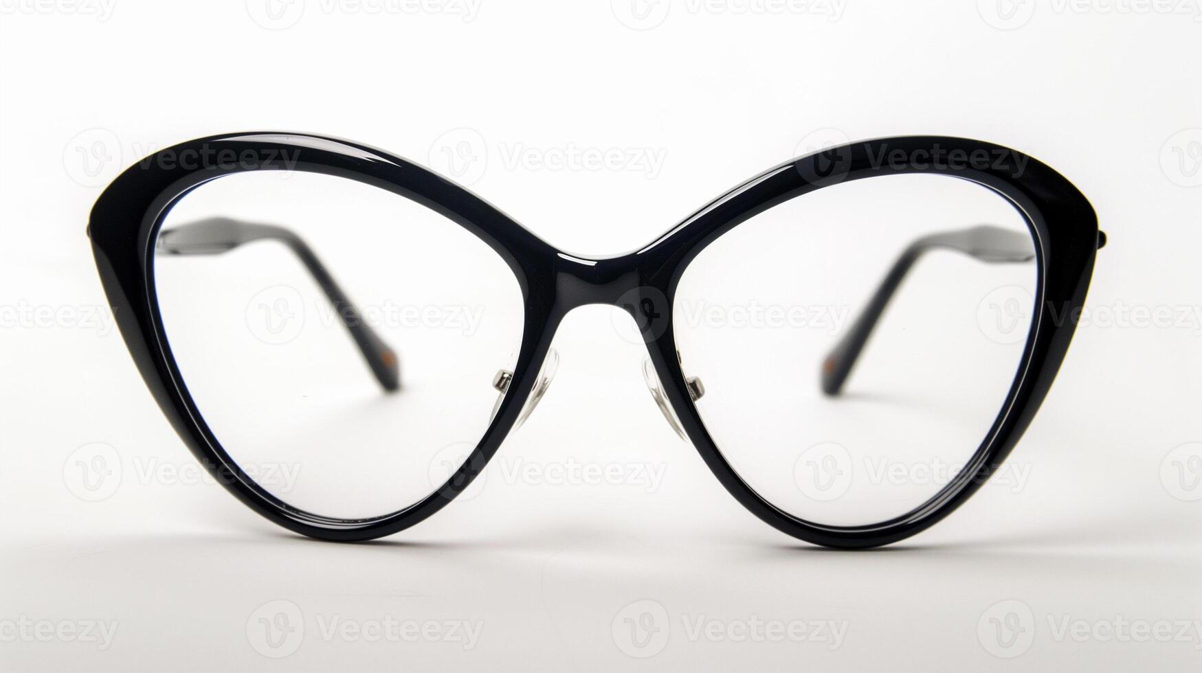 AI generated eyeglasses isolated on background photo