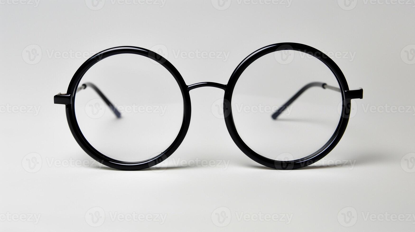 AI generated eyeglasses isolated on background photo