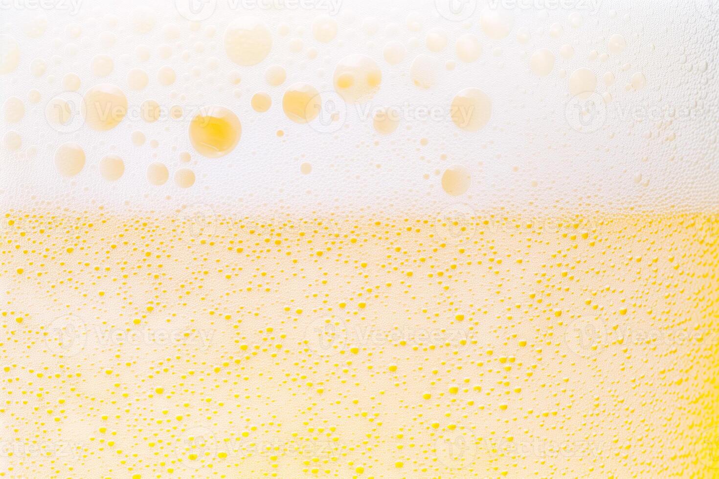 AI generated Close up of a solitary beer mug adorned with a bubble on its glass photo
