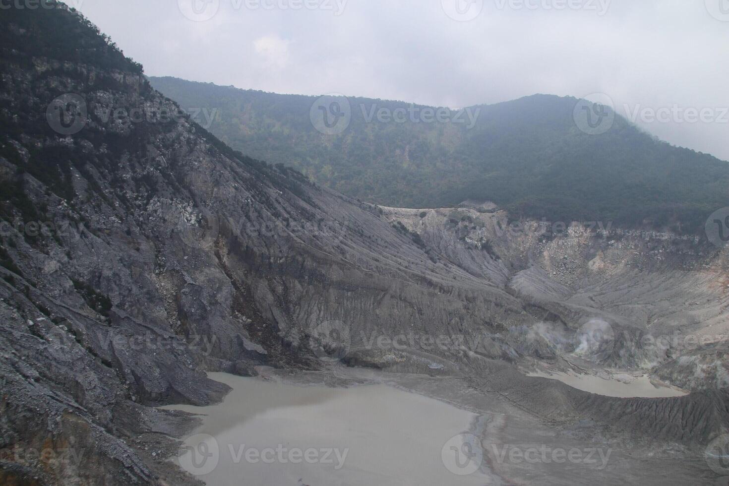 A crater and hills photo