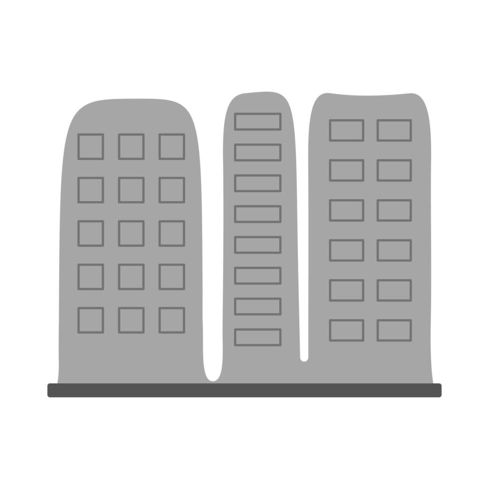 Urban tall building icon design vector