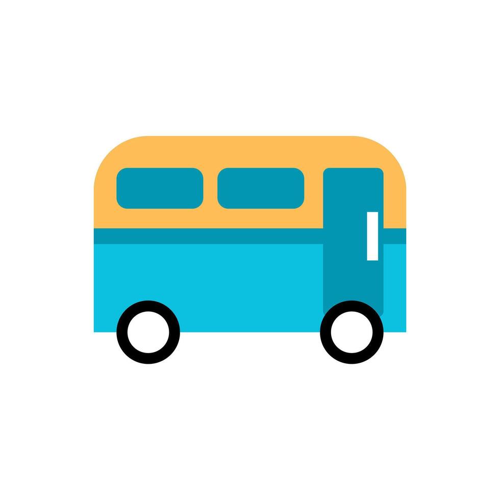 autobús icono. público transporte vehículo vector