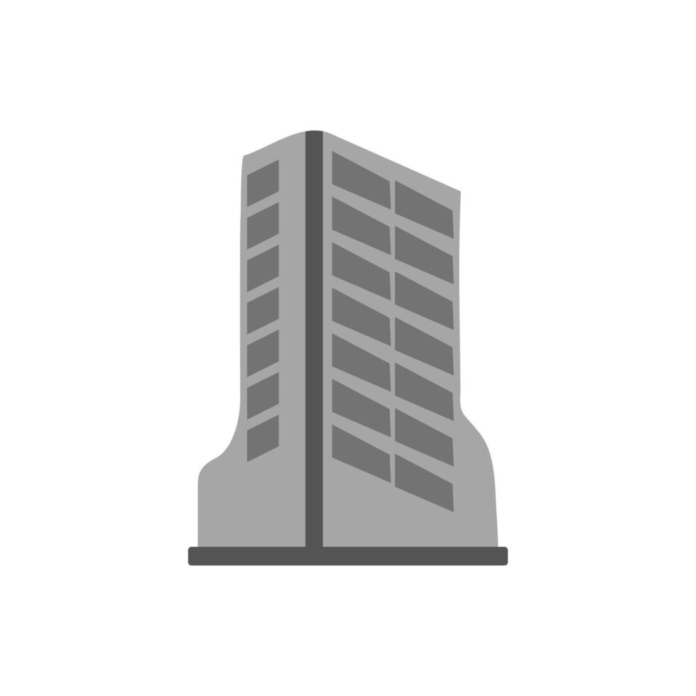 Urban tall building icon design vector