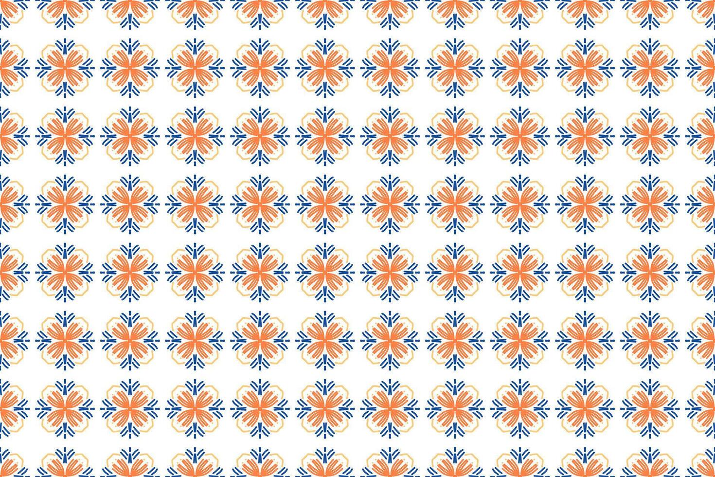 Ornament pattern design. Classic repeat textile vector