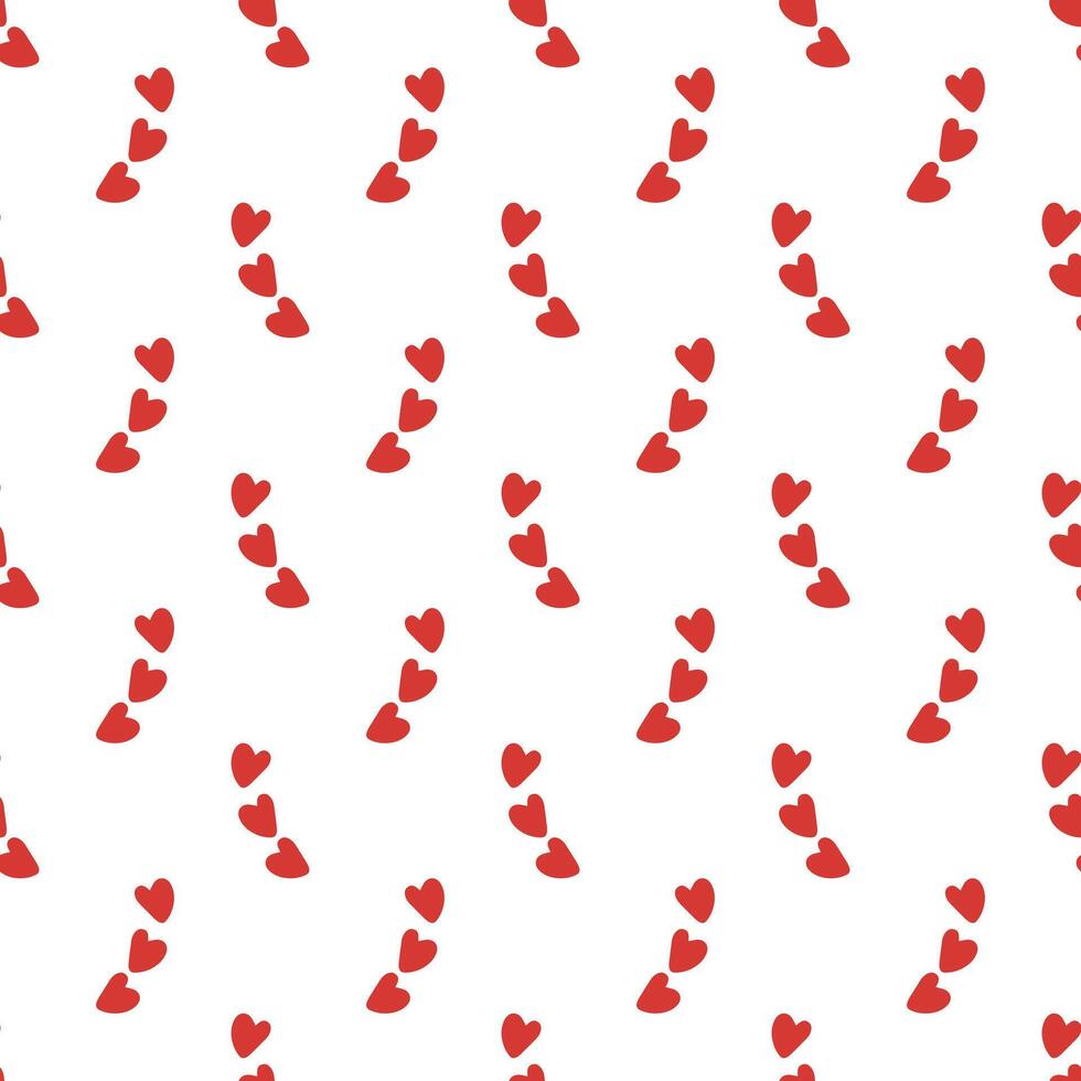 Love pattern design. Valentine decorative background in flat style. Repeat and seamless vector