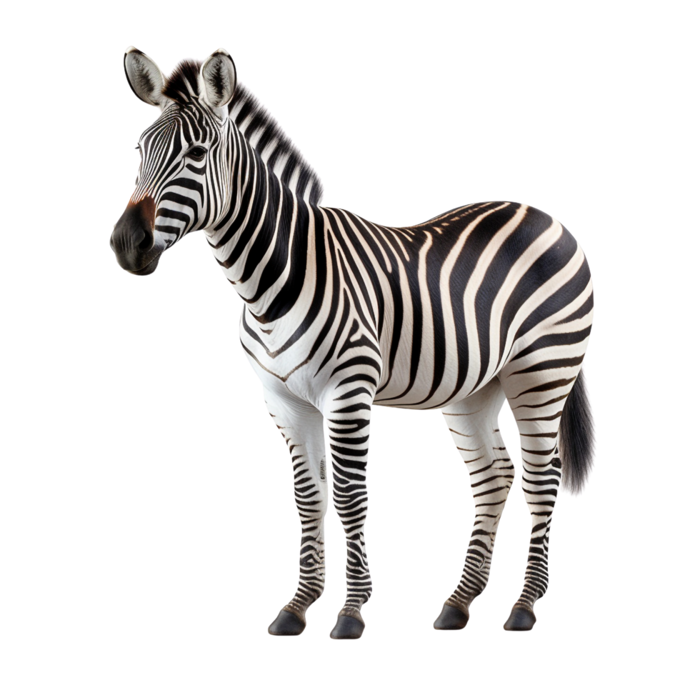 AI generated Zebra clip art png