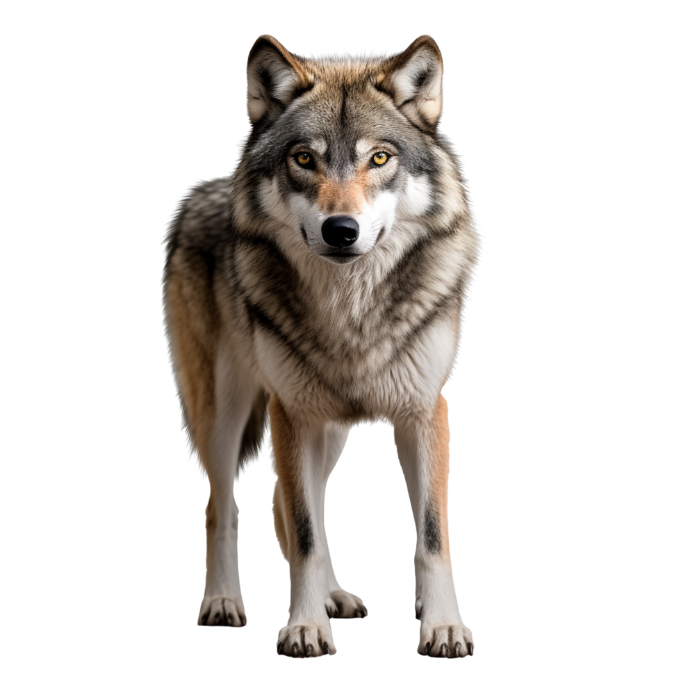 AI generated Wolf clip art png