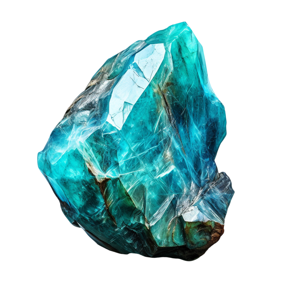 AI generated Turquoise gemstone clip art png