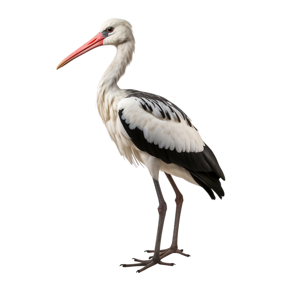 AI generated Stork clip art png