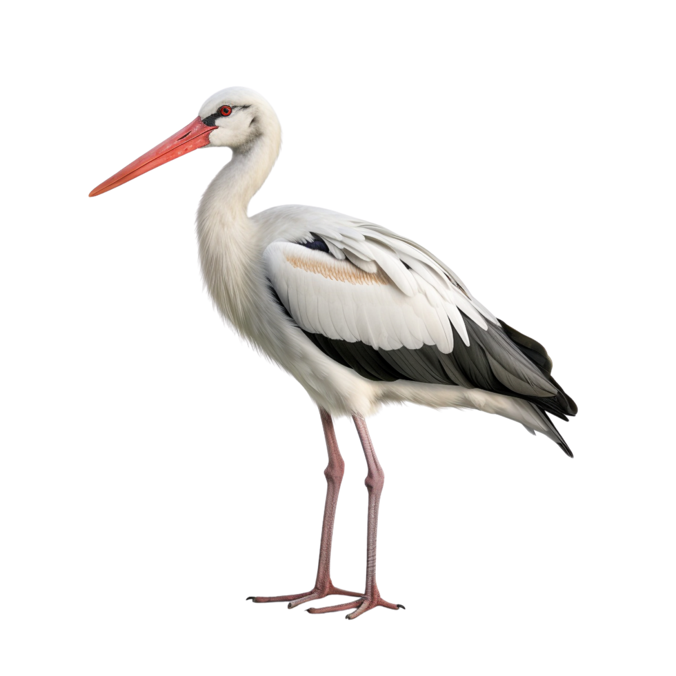 AI generated Stork clip art png