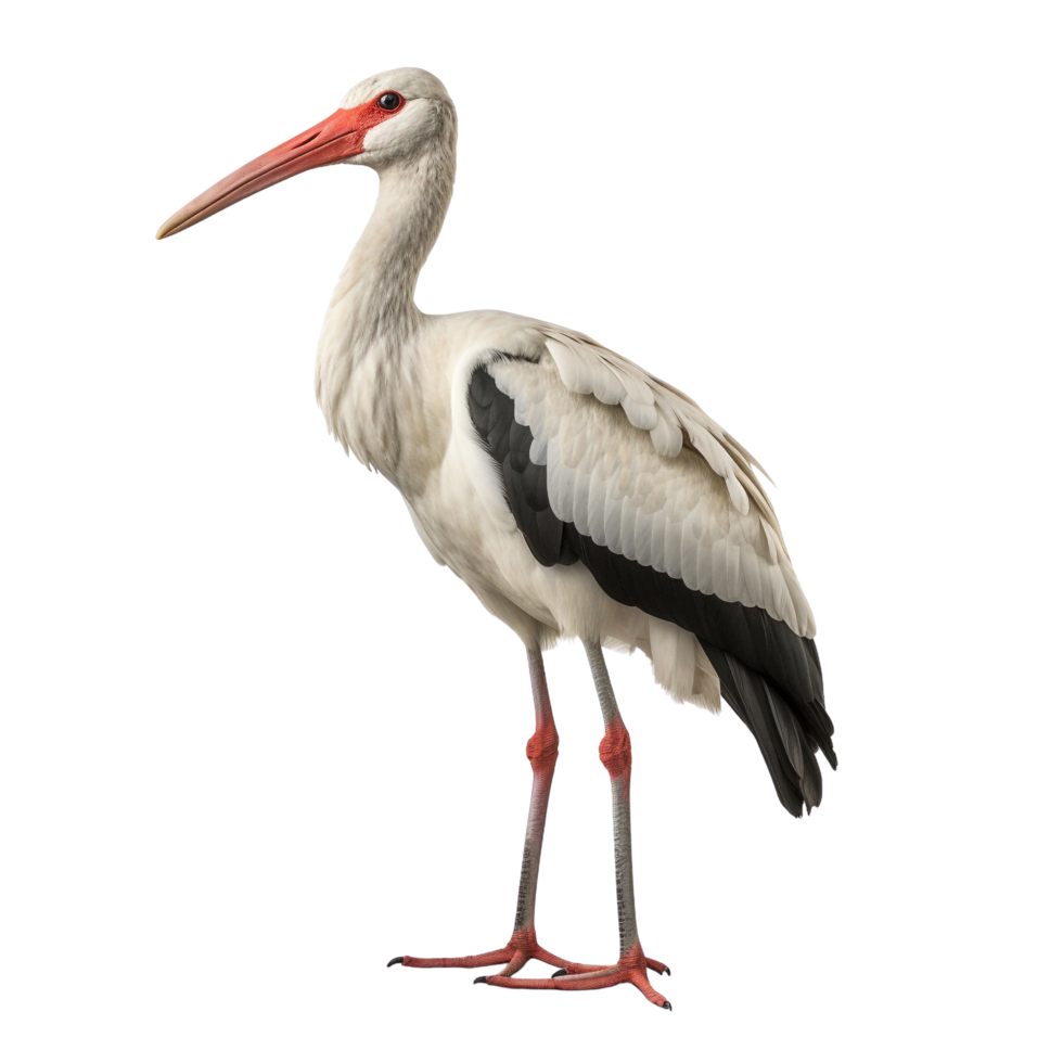 AI generated Stork clip art png