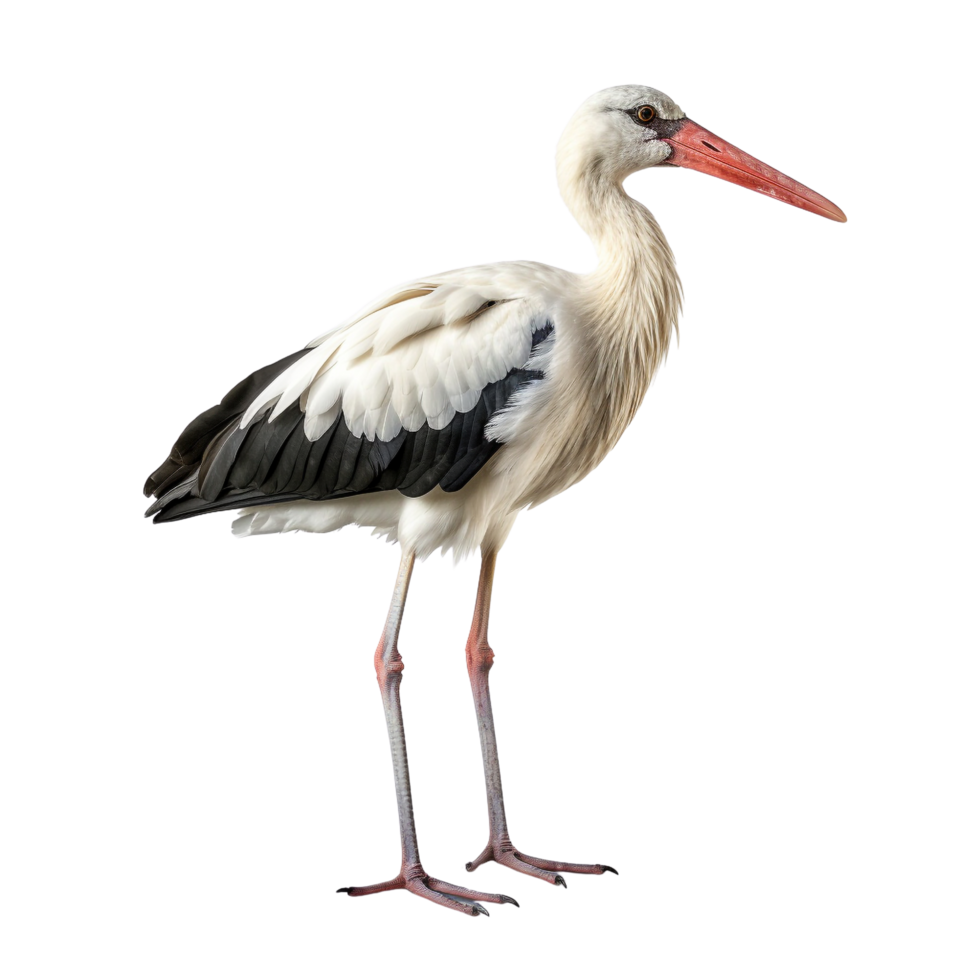 AI generated Stork clip art png