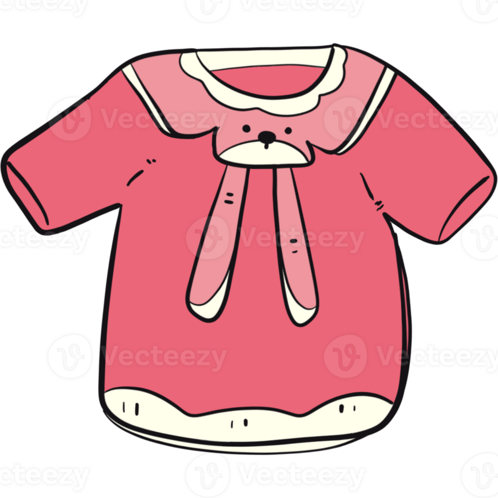 The illustration of a blouse png