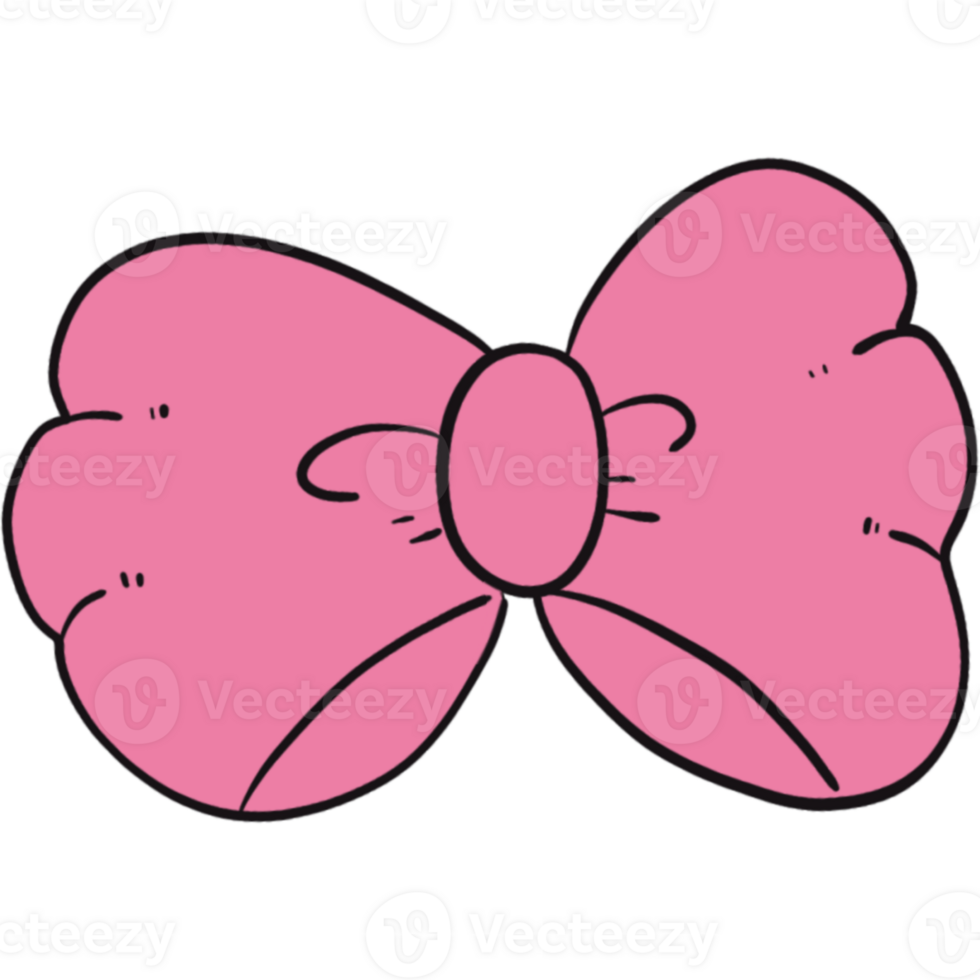 The illustration of a bow png