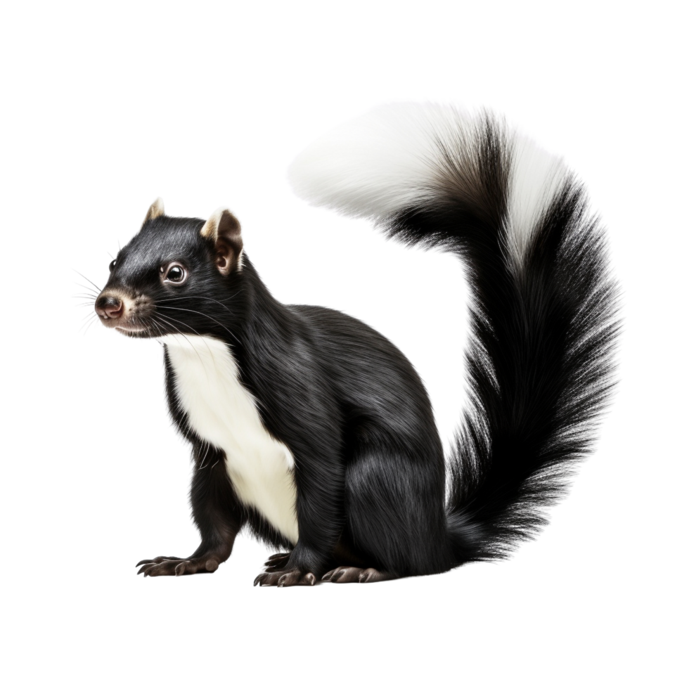AI generated Skunk clip art png