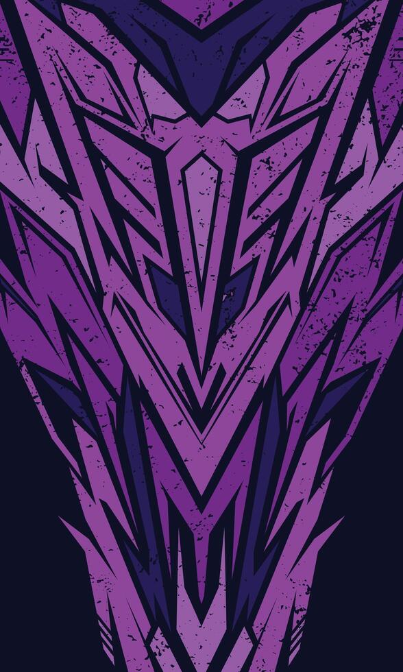 Sports jersey motif. Racing geometry background. Car wrap design. Futuristic technology wallpaper vector