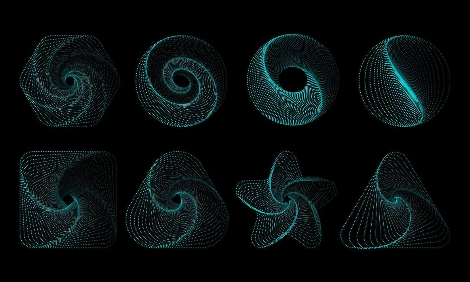 conjunto de resumen estético y2k geométrico elementos y 3d estructura metálica formas vector