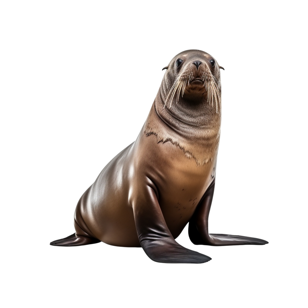 AI generated Sea lion clip art png