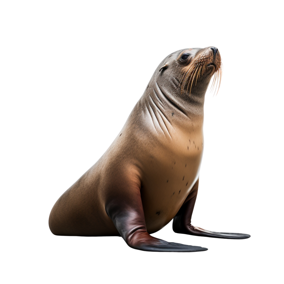 AI generated Sea lion clip art png