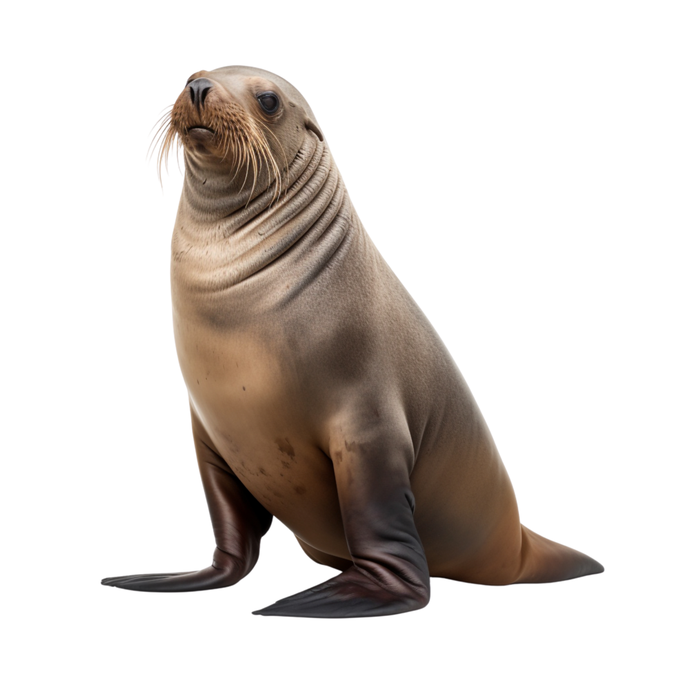 AI generated Sea lion clip art png