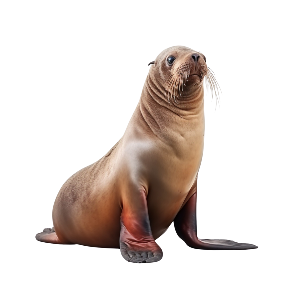 AI generated Sea lion clip art png