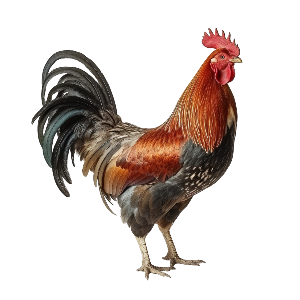 AI generated Rooster clip art png